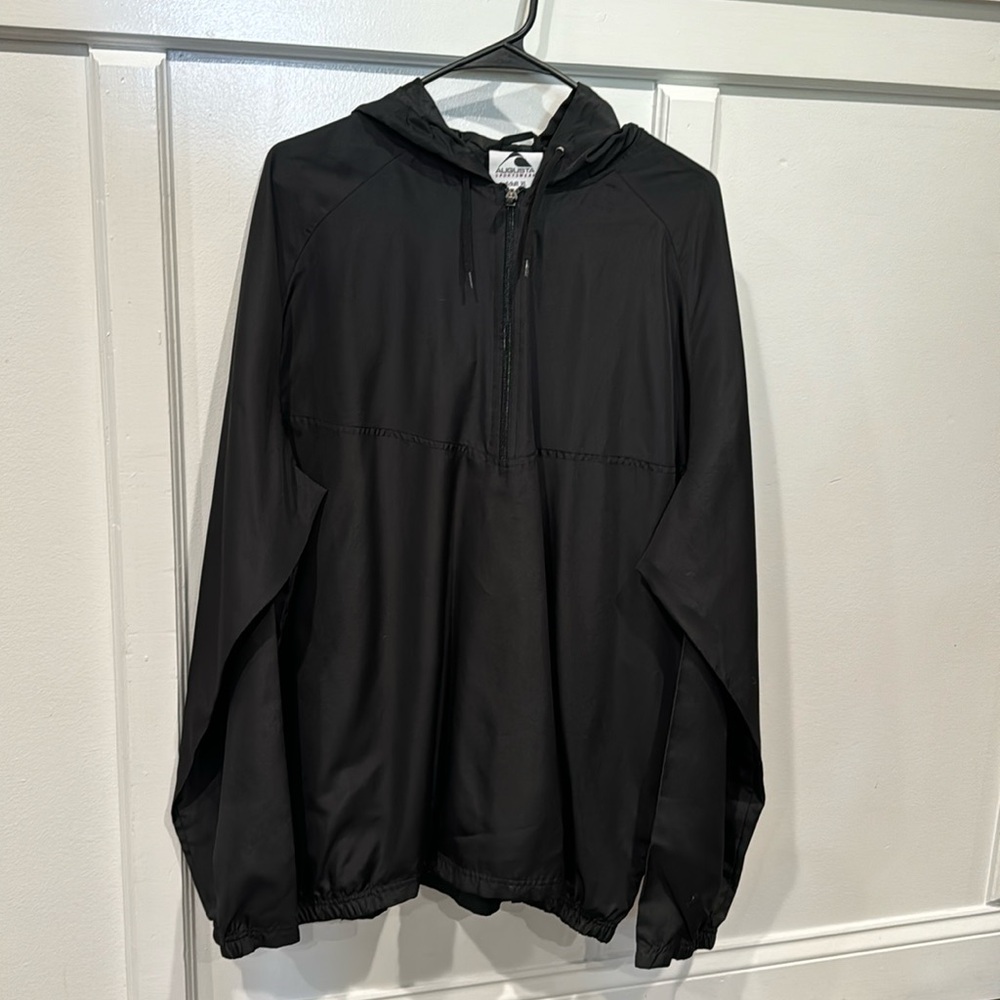 Black windbreaker pullover XL